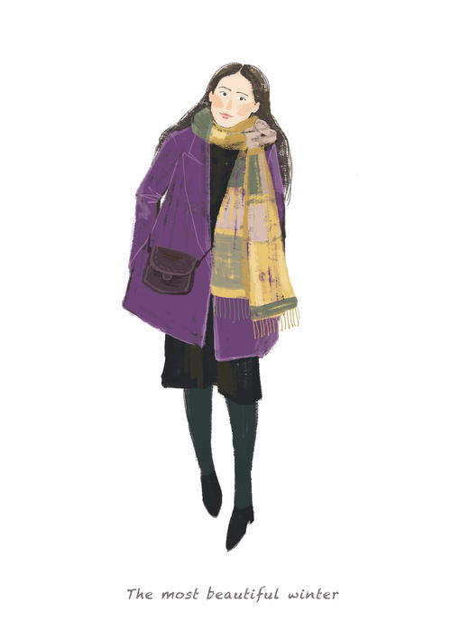 人物系列2 壁纸 服饰 人物 插画 造型 色彩 人物系列
